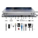 ONTEN 13 in 1 USB C Docking Station - Type-C to HDMI/VGA/SD/TF - Image 2