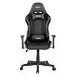 MXG GCH-01 Large Diamound Quilted PU with Headrest and Lumbar Support Gaming Chair – Black+Red/Black