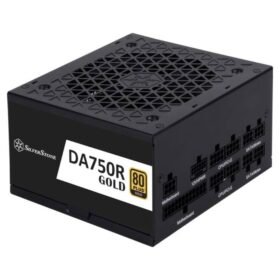 SilverStone DA750R Gold 750W PCIe 5.0 Fully Modular Power Supply - Black