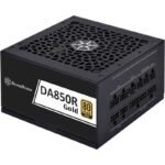 SilverStone DA850R Gold 850W PCIe 5.0 Fully Modular Power Supply - Black