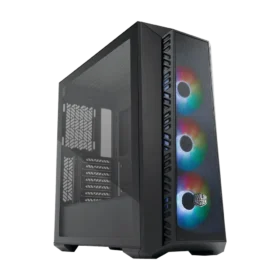 Cooler Master MasterBox 520 Mesh ARGB Mid-Tower ATX Case - Black/White