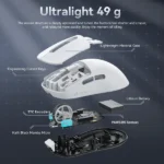 ATTACK SHARK X3 Wireless Gaming Mouse PAW3395 Superlight - Image 3