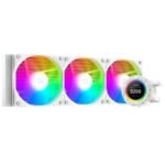 ID-Cooling SL360 XE LCD ARGB AIO 360mm Liquid CPU Cooler (without SL fans ) - White