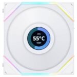 Lian Li UNI Fan TL LCD 120 ARGB Single Case Fan - (Free Delivery)(Black/White) - Image 3