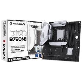 Maxsun Terminator B760M D5 V2 Intel 12/13/14th Gen microATX Motherboard