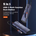 LDNIO 5 In 1 Usb C Dock Station DS-15U
