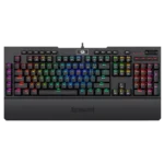 Redragon K586-PRO BRAHMA Mechanical Keyboard , Tactile & Light-speed Fast Optical Blue Switche