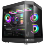 GameMax Hype Black ARGB Mid-Tower ATX Gaming Case