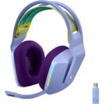Logitech G733 Lightspeed RGB Wireless Gaming Headset - Lilac/White/Black (Box Open)
