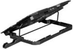 XTRIKE ME FN813 Laptop Cooling Pad Stand With Mobile Stand – 5 x RED Led Fans – 2 USB Ports – Support UP 17 Inch - Image 2