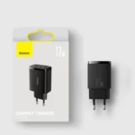 Baseus CCXJ020101 Compact charger 3x USB 17W - black