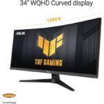 Asus Tuf Gaming VG34VQ3B - 180Hz 1440p UWQHD VA 34" Curved Monitor - Image 2