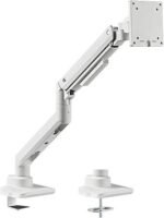SilverStone Technology ARM14 White Single Monitor Arm with Heavy-Duty Gas Spring Design and Wide adjustability, SST-ARM14 - Image 2