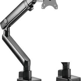 SilverStone Technology ARM13 Single Monitor Arm with Mechanical Spring Design and Wide adjustability, SST-ARM13