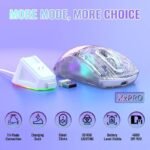 Attack Shark X2 RGB Wireless Gaming Mouse -white - Image 2