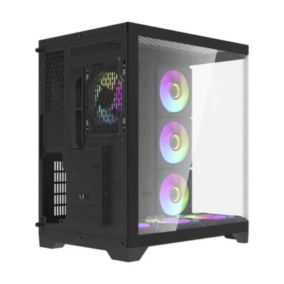 Darkflash FT418 Pro ATX Gaming Case – Black