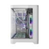 1st Player UV6 with 3 ARGB Fans Fish Tank Gaming Case (INFINITE SPACE) - White