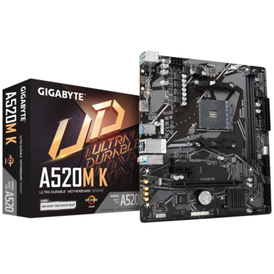 Gigabyte A520M K V2 AMD Socket AM4 Motherboard