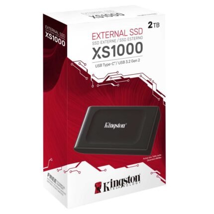 Kingston XS1000 2TB External Solid State Drive SSD | USB-A 3.2 Gen 2