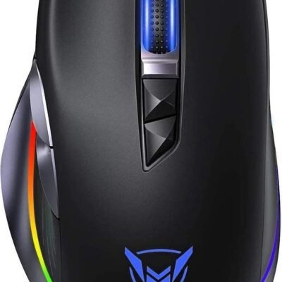 PC255A Wireless & Wired RGB Gaming Mouse - Optical Sensor 10.000 DPI - Polling Rate 1000Hz - 8 Programmable Buttons - Rechargeable battery