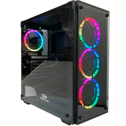Redragon GC-606 Wheel Jack RGB Gaming PC Case - Black