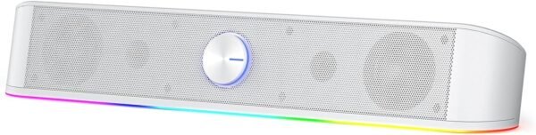 Redragon GS560 Adiemus RGB Desktop Soundbar - White