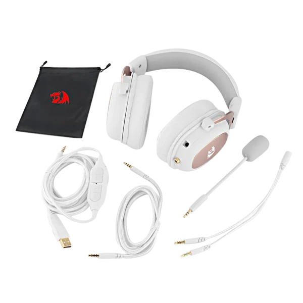 Redragon H510 Zeus 2 Gaming Headset, 7.1 Surround - White