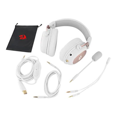 Redragon H510 Zeus 2 Gaming Headset, 7.1 Surround - White