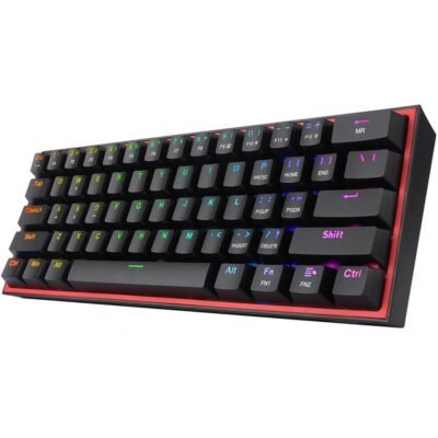 Redragon K617 FIZZ 60% Wired RGB Gaming Keyboard