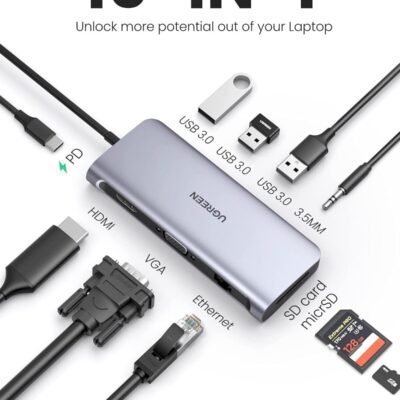 UGREEN 10 in 1 USB-C Multifunction Adapter