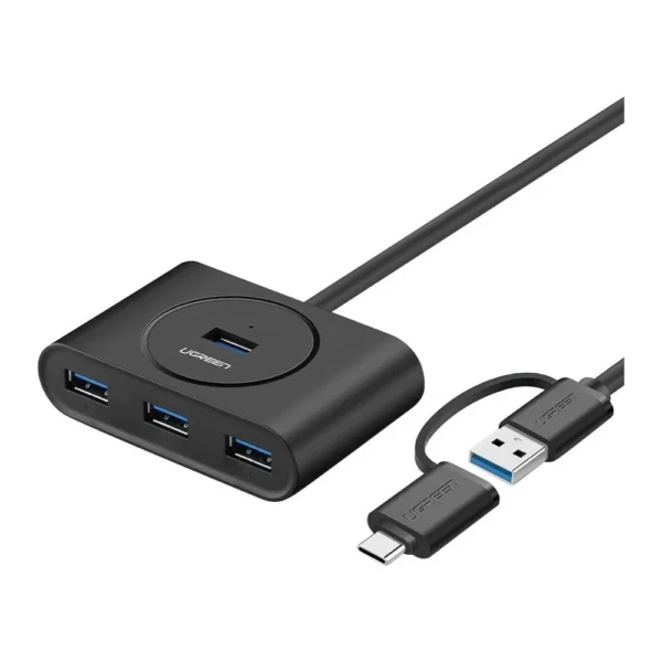 UGREEN 4 Ports USB 3.0 HUB With TYPE-C USB 3.1 OTG Adapter Converter