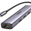 UGREEN USB-C to 3×USB3.0 Hub+RJ45 (1000M) Ethernet Adapter