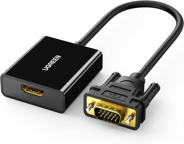 UGREEN VGA To HDMI Converter With Audio And Power Supply