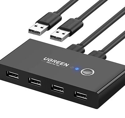 Ugreen 2 In 4 Out USB 2.0 Sharing Switch Box