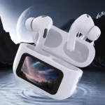 A9 Pro Earbuds With ANC BLUETOOTH 5.4-BLACK/WHITE - Image 3