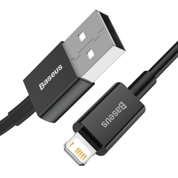 Baseus CALYS-C01 Data Cable USB to iP 2.4A 2m Superior Series Fast Charging - Black