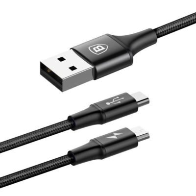 Baseus CAMT-ASU01 Rapid Series 2in1 USB to Type C + Micro Cable