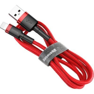 Baseus CATKLF-B09 Cafule Cable durable nylon cord USB / USB-C QC3.0 3A 1M - Red