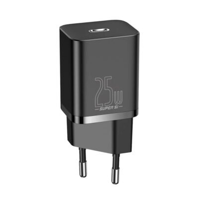 Baseus CCSP020101 Super Si 1C fast charger USB Type C 25W Power Delivery Quick Charge - Black