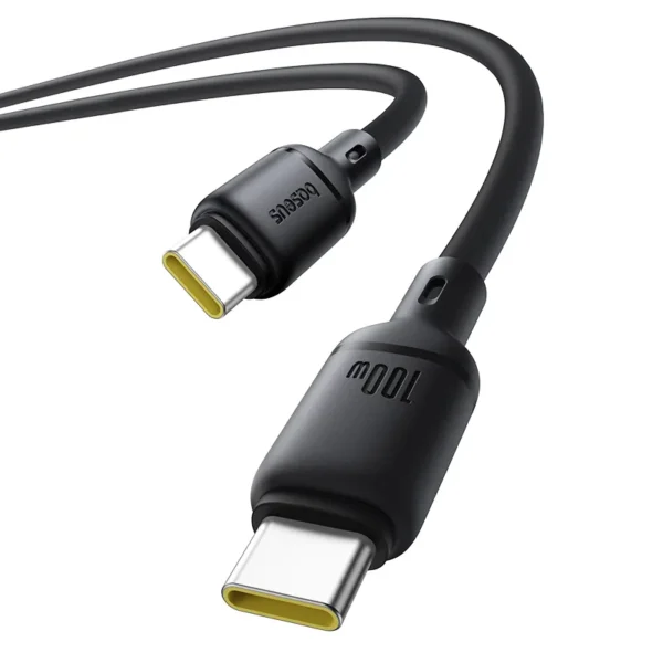 Baseus P10377704113-01 Silky Series Type-C to Type-C 2 Meter 100W Fast Charging Cable