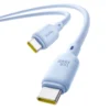 Baseus P10377704213-01 Silky Series Fast Charging Cable Type-C to IP 20W 2m Moon White