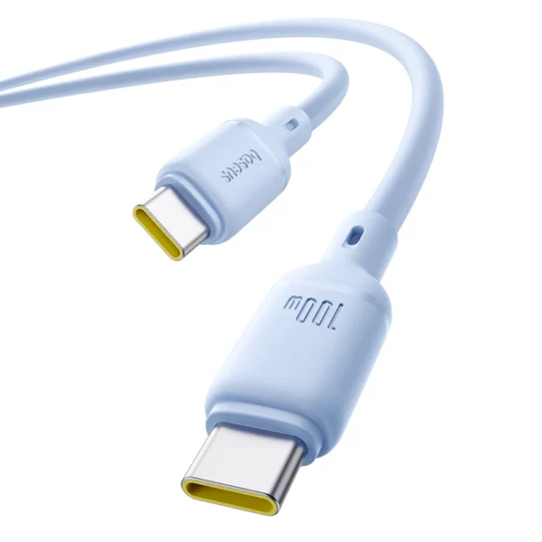Baseus P10377704213-01 Silky Series Fast Charging Cable Type-C to IP 20W 2m Moon White