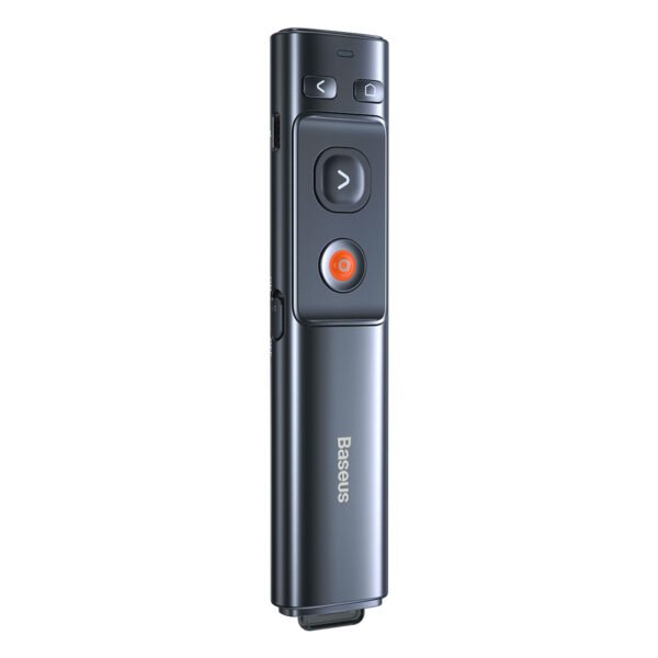 Baseus WKCD020013 Orange Dot AI Wireless Rechargeable Presenter RED LASER - Grey