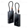 Baseus WKYY030413 PioneerJoy 8-Port Four-Screen Type-C HUB Adapter Gray