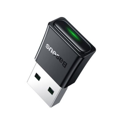 Baseus ZJBA010001 BA07 Mini Bluetooth Adapter for PC USB 5.3 Wireless Bluetooth Dongle Receiver - Black