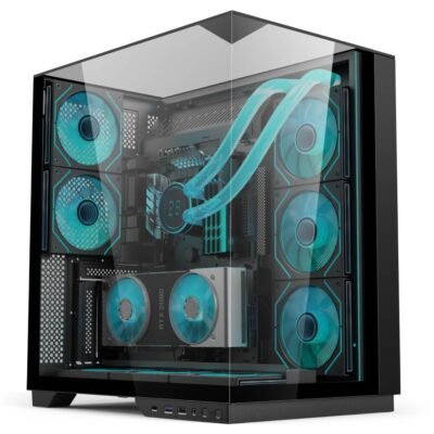 EASE EC125 Glass Case 5 Infinity ARGB Fans Preinstalled – Black
