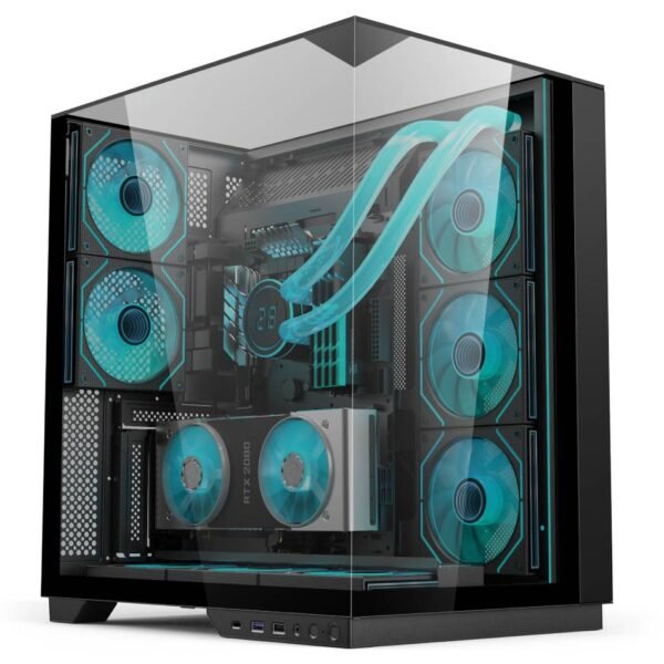 EASE EC125 Glass Case 5 Infinity ARGB Fans Preinstalled – Black