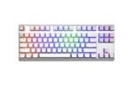 MODECOM VOLCANO LANPARTY RGB PUDDING EDITION WHITE GAMING KEYBOARD-OUTEMU BROWN/OUTEMU BLUE SWITCH
