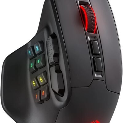 Redragon M811 Aatrox Wired Gaming Mouse with 15 Programmable Buttons RGB