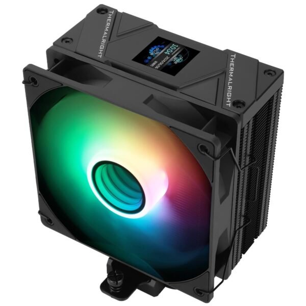 Thermalright Assassin Spirit 120 Vision LCD ARGB CPU Air Cooler – Black